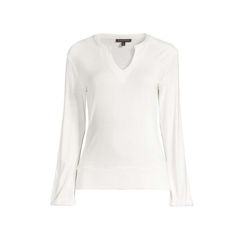 Capsule 121 Women's Power Splitneck Top , White ,S